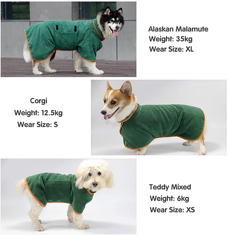 Robe-A-Pet - Dog/Cat Bathrobe - Panarj